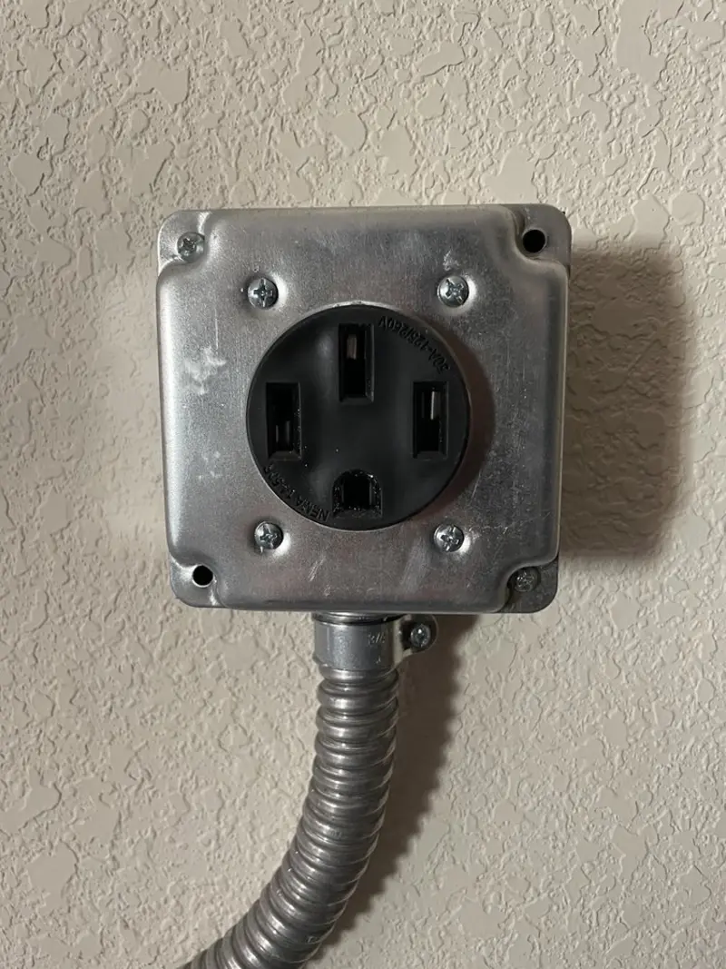 NEMA 14-50 outlet installed for Smart Home Electrical in Rio Rancho